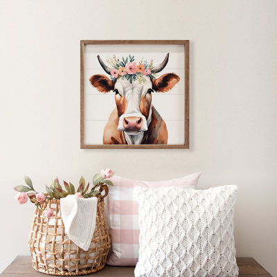 Cow With Flower Crown