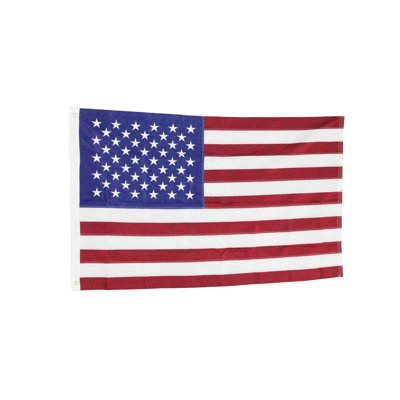 Drapeau américain avec drapeau brodé