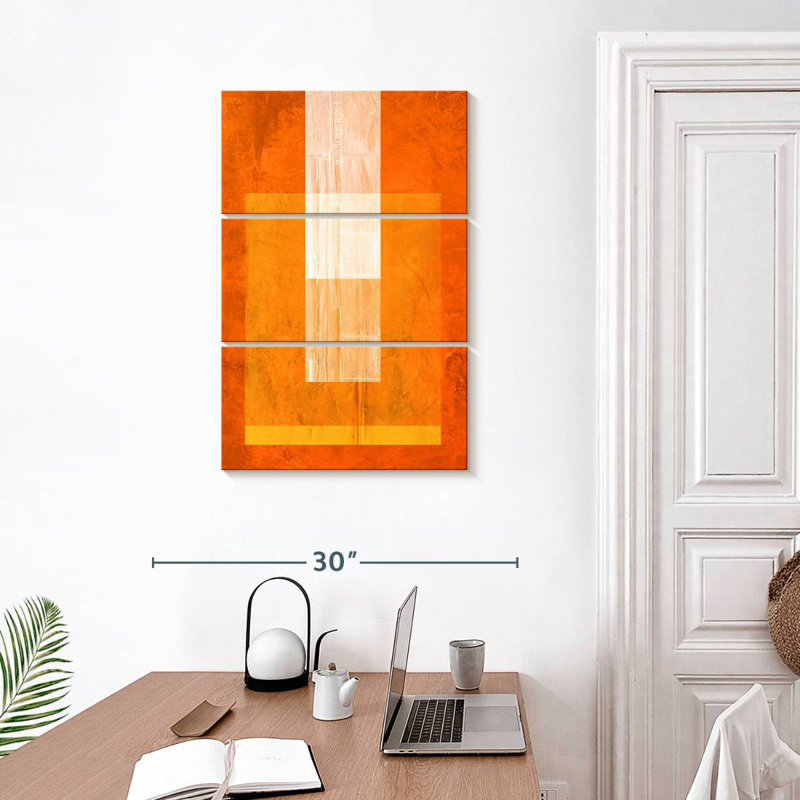Avery Orange Paper II, 32" H x 20" W