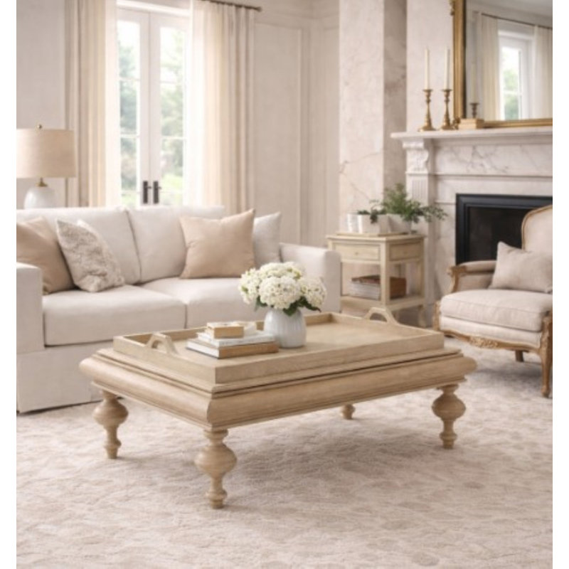 Lara Solid Wood Coffee Table