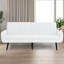 Canapé-lit futon 33,85 po, futon convertible, canapé-lit en lin à dossier divisé-1853928246
