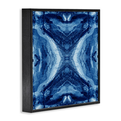 Rustic Mirrored Motif Framed Giclee Art by El Perkin