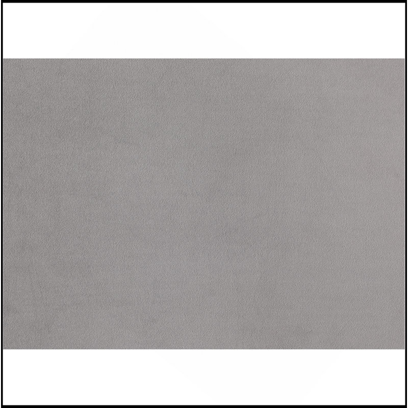 Ensemble de chaises rembourrées en tissu gris 2 pièces Modern Contemporary