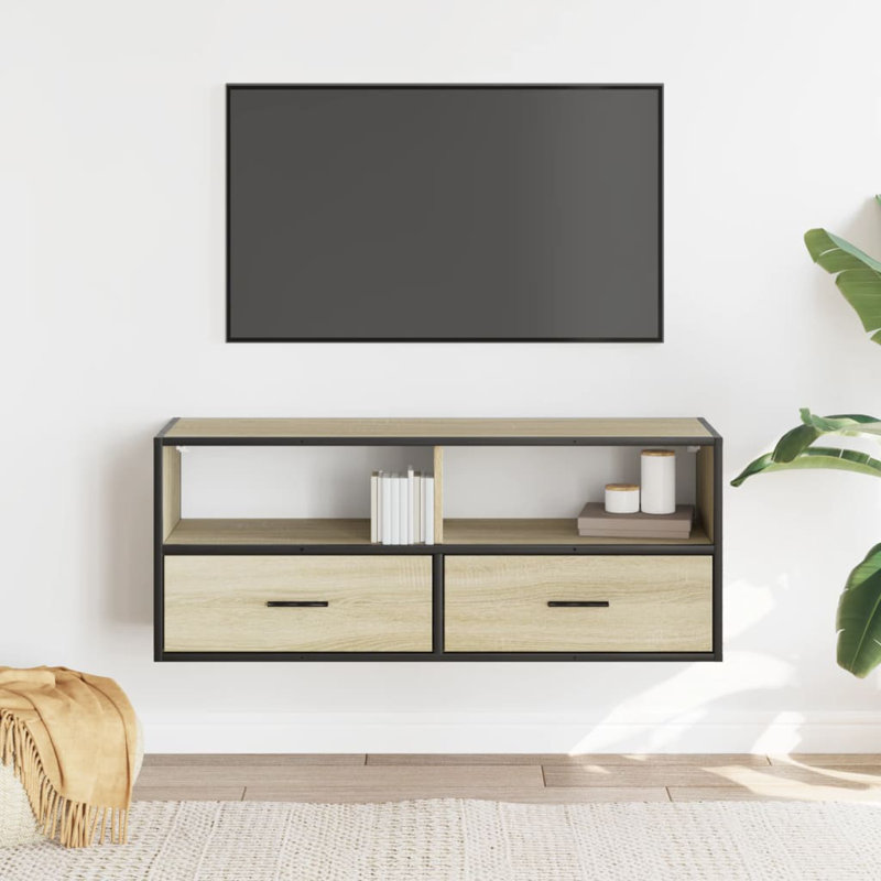 Almerinda TV Stand for TVs up to 24", Sonoma/Oak, 100cm