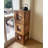 6-Piece Solid Wood Cube Coffee Table Set-1608184008