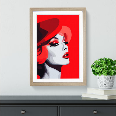 Drag Queen Minimalism No.2 - Single Picture Frame Print on Wood