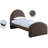 Andaz Chenille Fabric Upholstered Bed-865946099