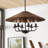 6-Light Hand-Woven Rattan Cone Pendant Chandelier-1229477540-1229477562