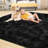 Rectangle Makael Rectangle: tapis 4 x 6 pieds avec envers antidérapant
