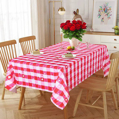 Round Waffle Stripe Tablecloth Stain And Water Resistant For Kitchen Dinning Party Farmhouse(70“×70“, Sage Green)