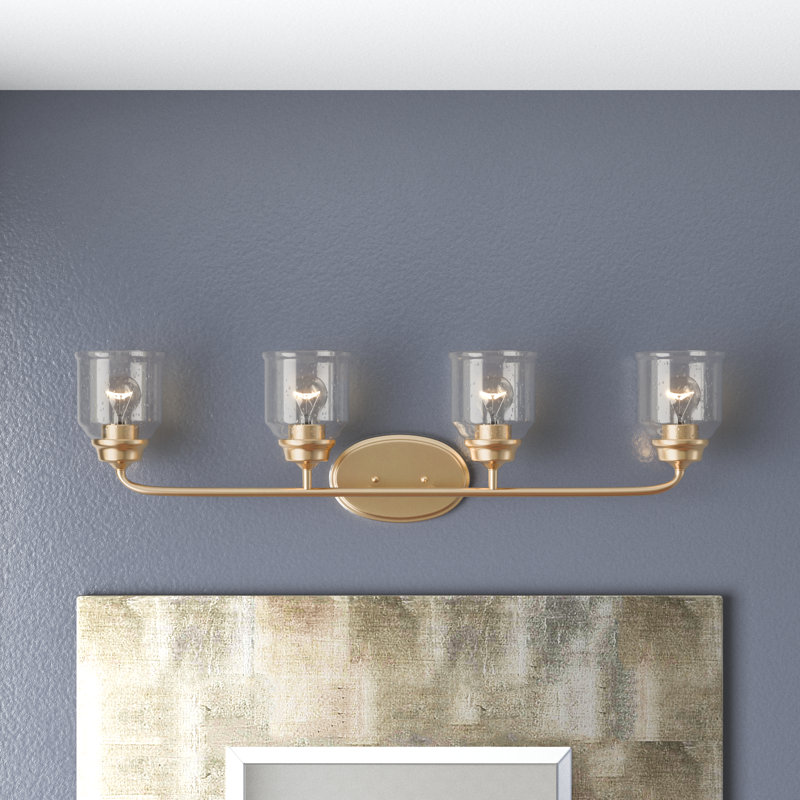 Éclairage de salle de bain 4 lumières à intensité variable Solley