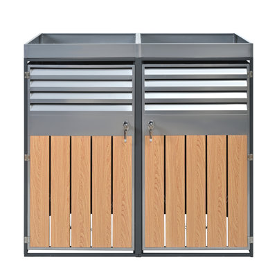 Metal Double Bin Store