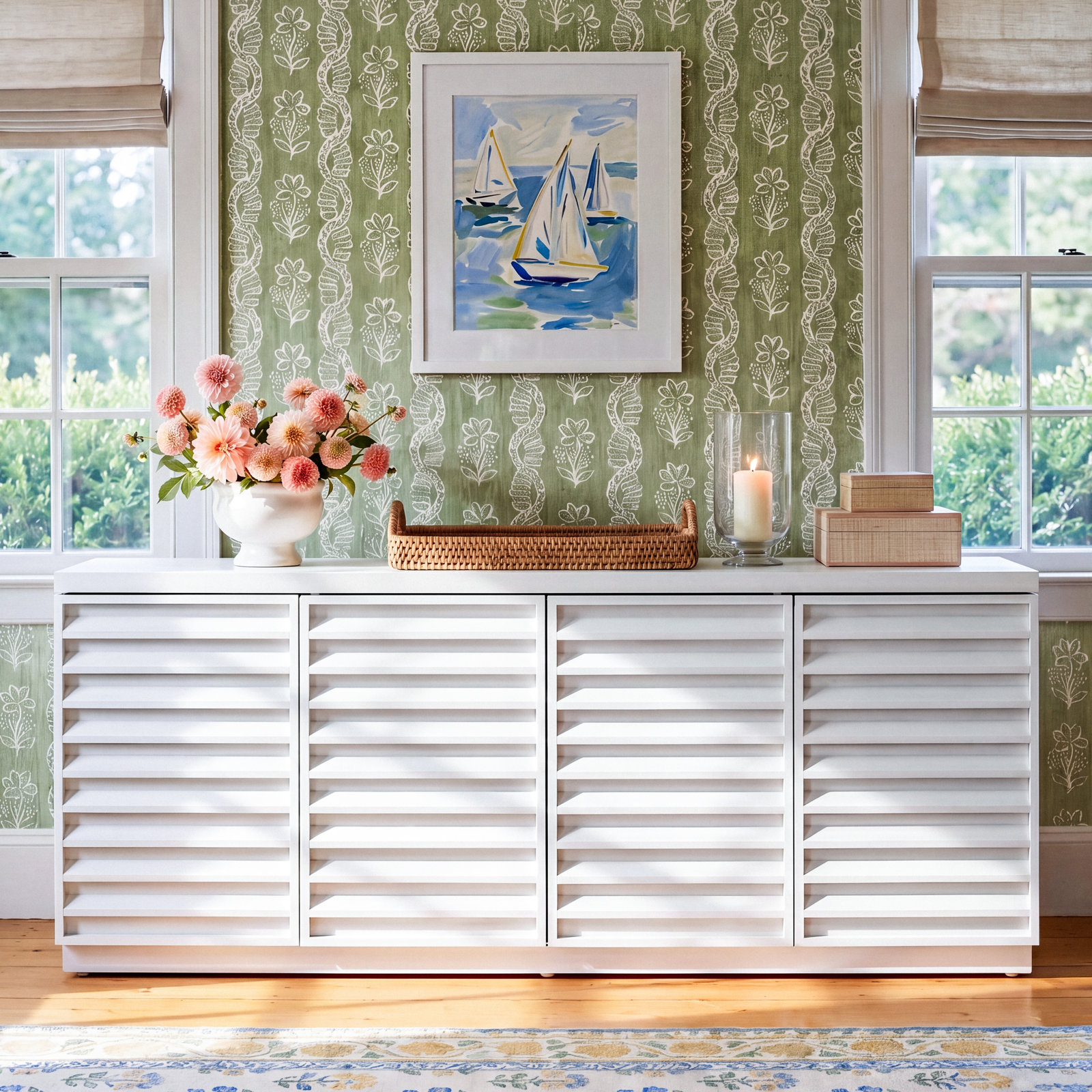 Queensland 82" Oak Credenza