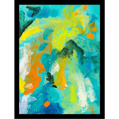« contrast of colors ii poster » par elizabeth stack, reproduction d’art encadrée