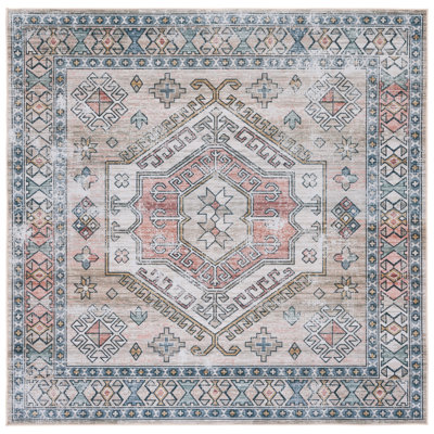 Tapis oriental beige / vert