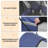 Foldable Pet Stroller with Double Detachable Carriers, Folding Dog Cat Jogger Stroller with Tether-95924707