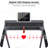 Folding Electric 3.5HP Treadmill Medium Running Machine Motorised Gym 330Lb,Portable Compact Treadmill Foldable For Home Gym Fitness Workout Jogging Walking,Electric Motorized Power 14KM/H