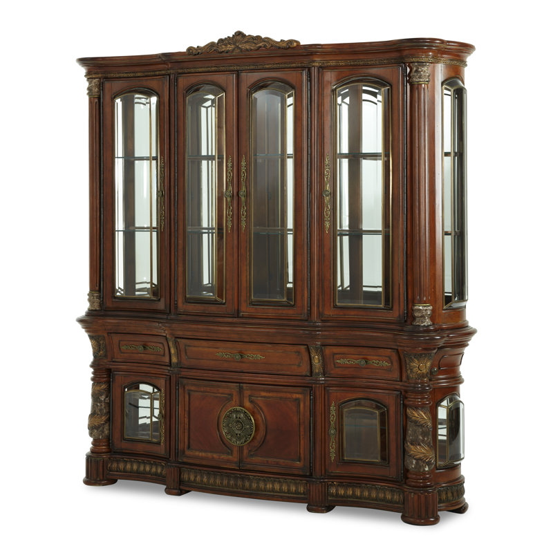 Villa Valencia Wood China Cabinet, Without