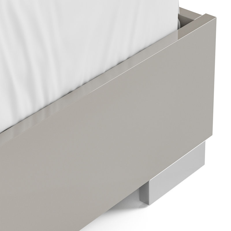 Duckworth Bedroom Set, King, Taupe Gray, 3 Pcs: Bed, 2 Nightstands