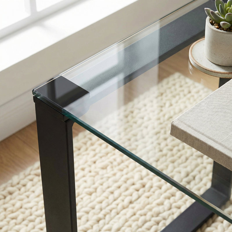 Chantrel Glass Top End Table