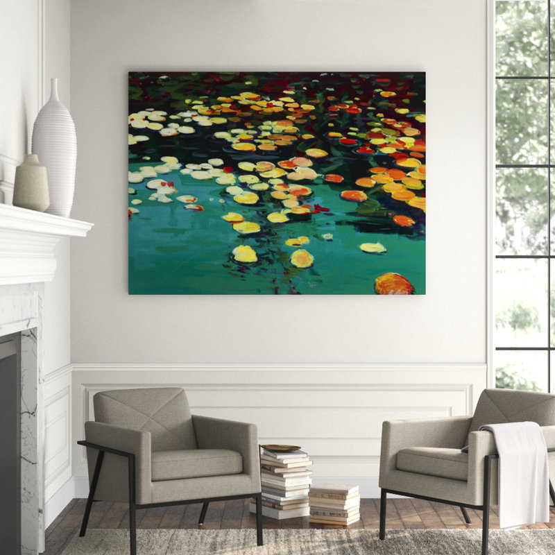 On The Pond Print by L. Bodine, Outdoor, 54" H x 72" W