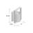 Kuhle Steel Candle Wall Light