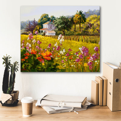  «Symphony of Spring» par Erin Dertner, art mural sur toile, 24 po x 20 po