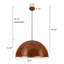 Luminaire suspendu simple 1 lumière-190548276