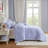Soft Microfiber Bedding Sets, Full Queen Ruffle Gingham Style For Home
