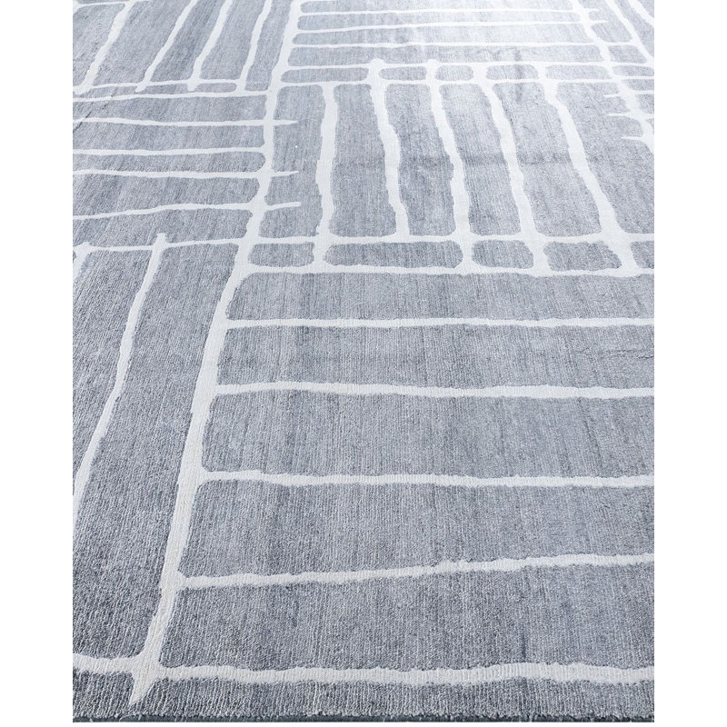 Overdyed One-of-a-Kind 9' x 11'10" Hand Knotted Area Rug