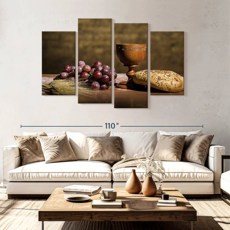 Adella Bread Grapes Wine, 54'' H x 84'' W