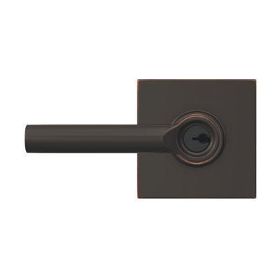 Broadway Keyed Entry Lever with Collins Trim