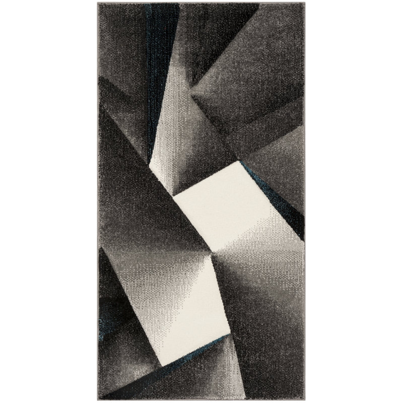 Vilica Performance Abstract Rug, Rectangle 2'7" x 5'