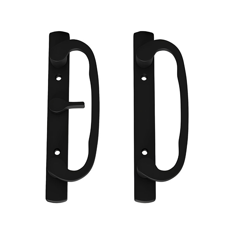 Poignée de porte patio, Noir