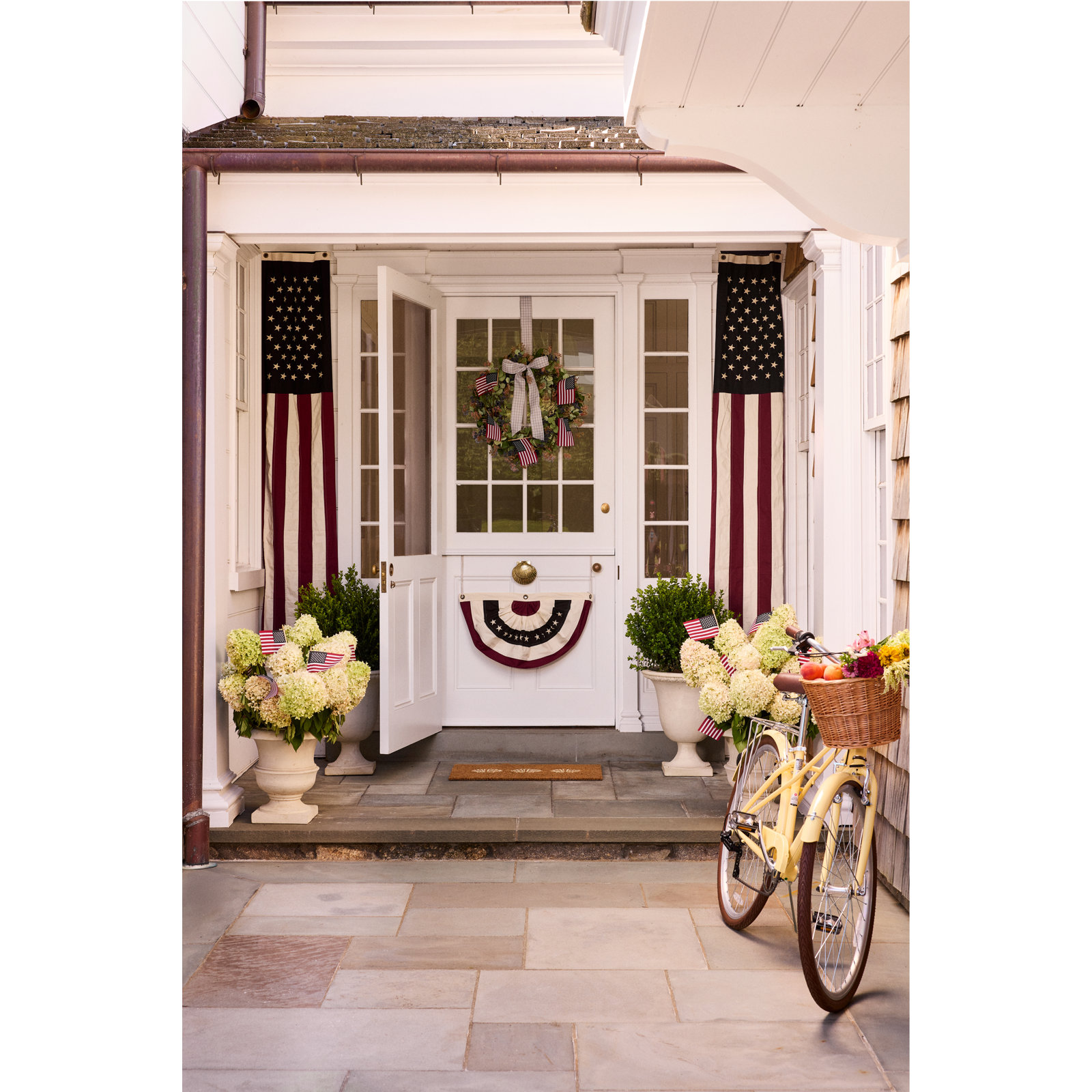 24" Farmhouse Artificial Eucalyptus Berry Spring Summer Wreath For Front Door