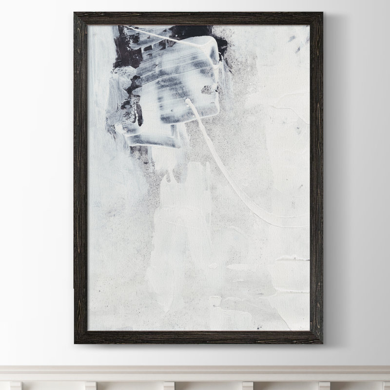 «Fire and Ice I» par Paul Cezanne - reproduction d'art encadrée, H 32 po x l 44 po x P 1,3 po, Toile avec encadrement ébène