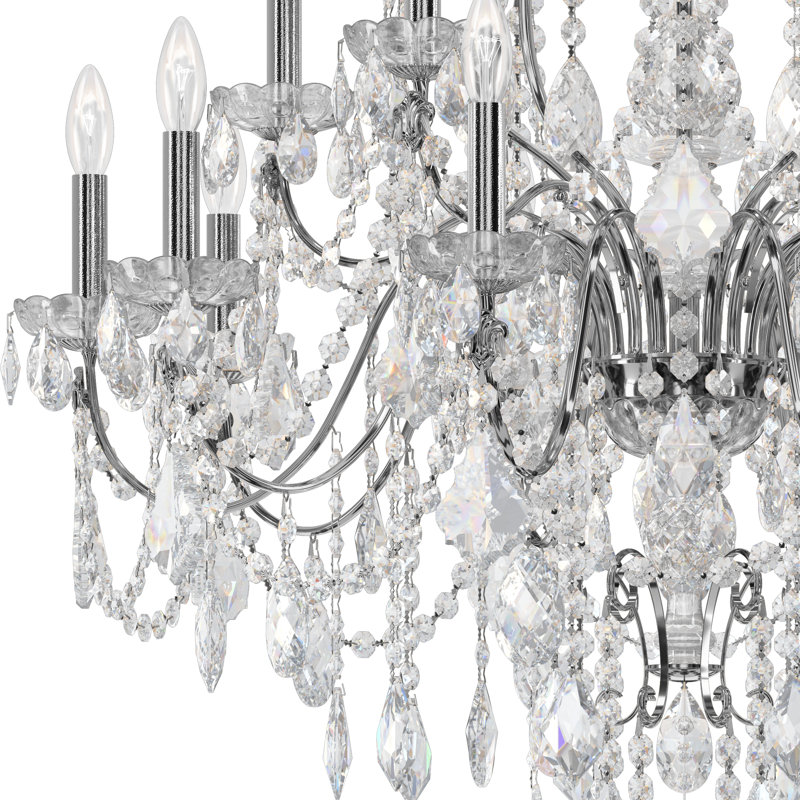 Century 20 - Light Chandelier, Polished Silver
