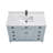 48" Cadet Finish Solid Wood Sink Vanity  With 1' Artificial Stone Top-573372903-573372906