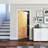 80-in 2-Panel Solid Wood Unfinished Slab Door-50273737