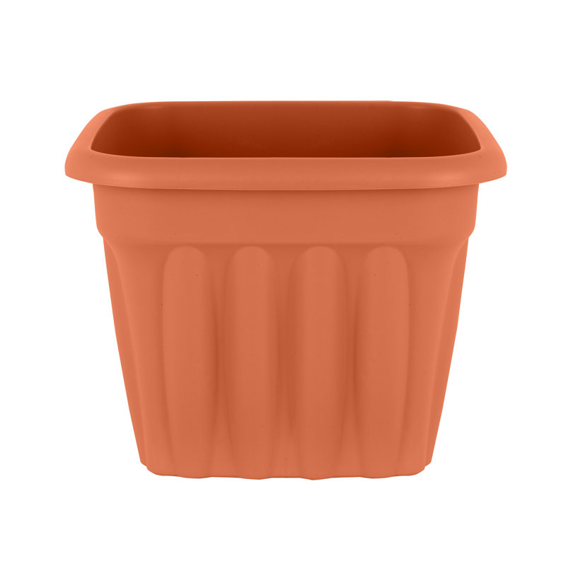 Wham Vista 40cm Square Planter Pack of 4 Terracotta