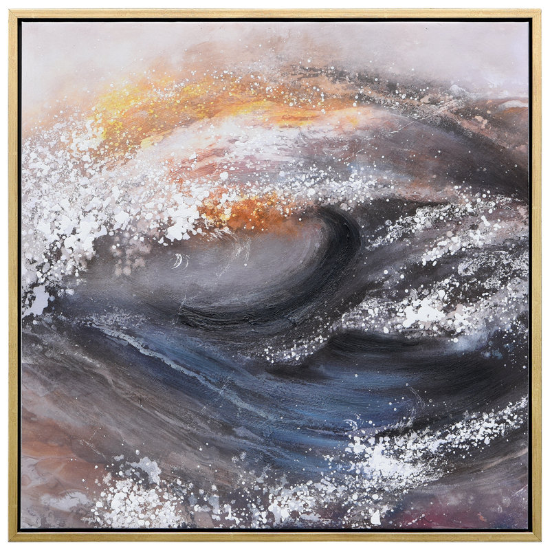 Tornade texturée, art mural sur toile par Martin Edwards