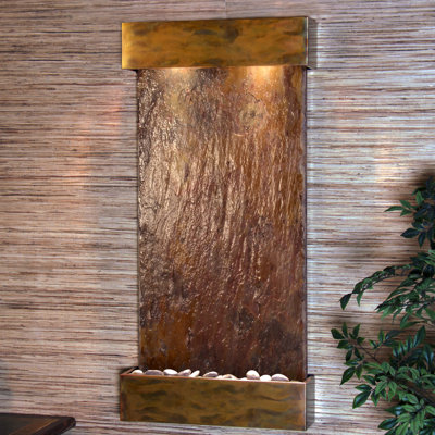 Fontaine murale en acrylique avec lumière Henn