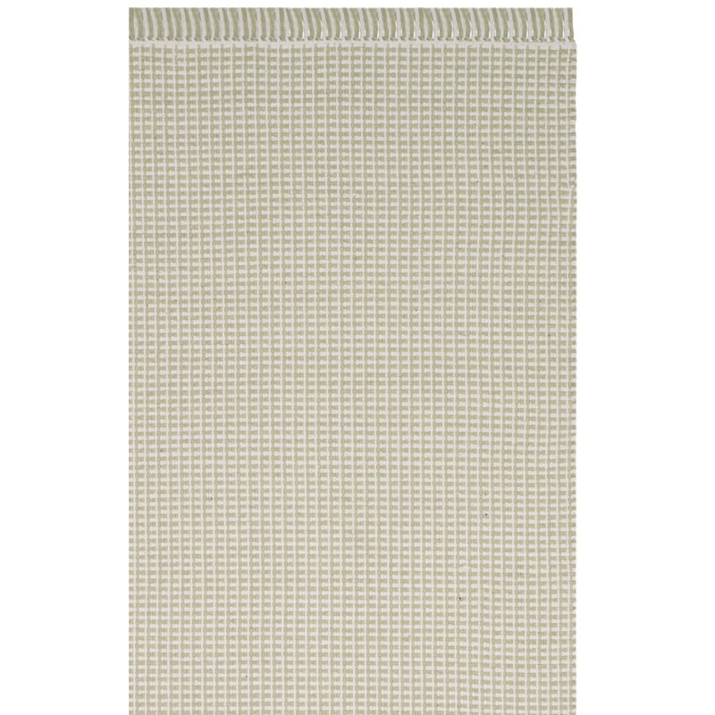 Cayman Hand Woven Cotton Geometric Rug, Square 6'