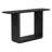 Elegant Minimalist Console Table With Curved Corners,Natural Wood Veneer,U-Base Design For Easy Placement ,Perfect For Displaying Your Treasures,Simple Assembly-540524176