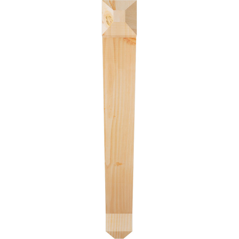Support pour artisan traditionnel, H 32 po x l 3,5 po x P 32 po, Douglas (lisse)