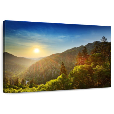 Alvord Bright Smoky Mountains Sunset