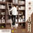 Solid Wood Library Ladder-915423470