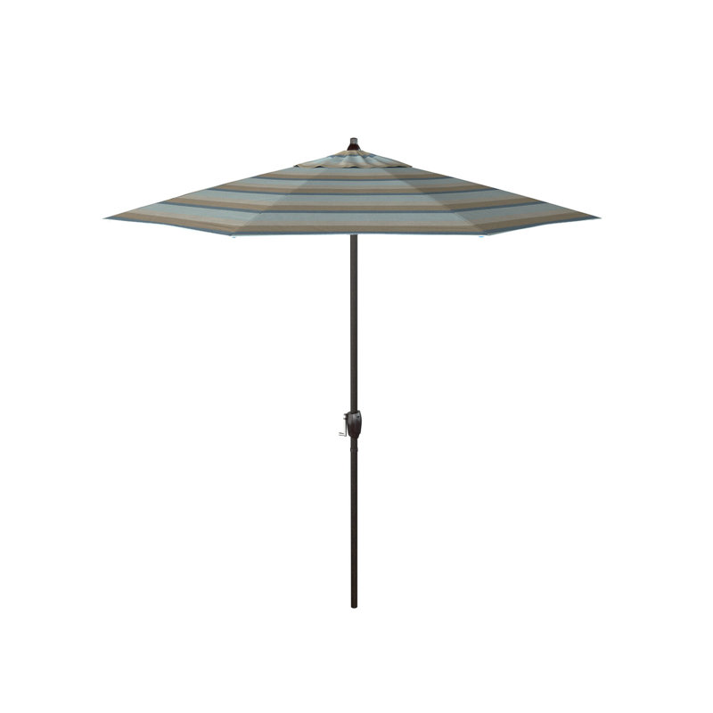 Parasol de marché 7 pi 5 po Bala, Sunbrella® brume Gateway