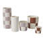 Checkerboard Vase 5"x 12"-562598298