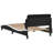 vidaXL Bed Frame Dover Black and White 100x190 cm Faux Leather-393219248-393219254